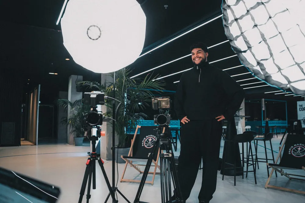 Matthew Strazel avec l'AS Monaco, projet DAZN, photo 1
